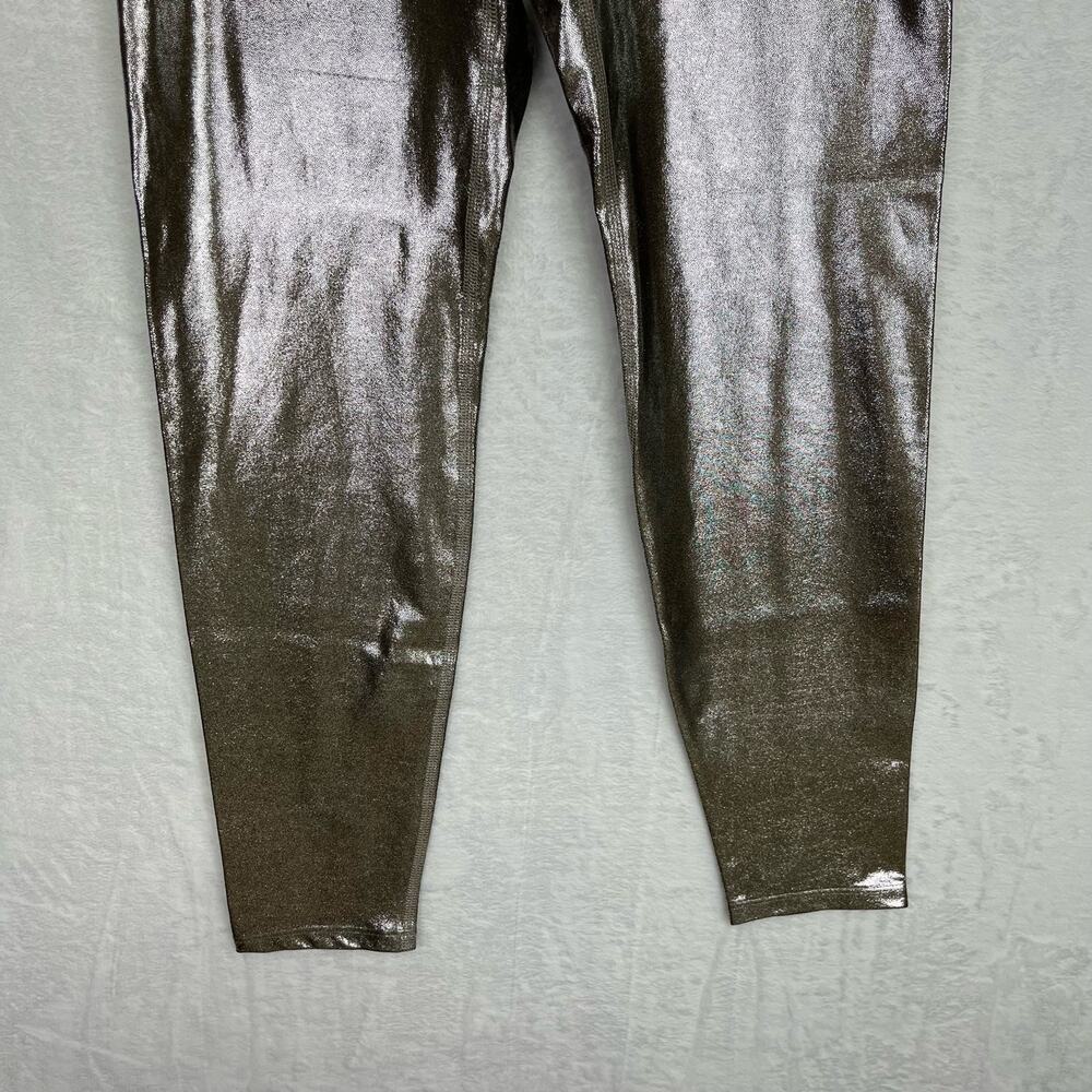 Heroine Sport Marvel Leggings Quartz Size Large Metallic Shine Silver Gold - Picture 9 of 16